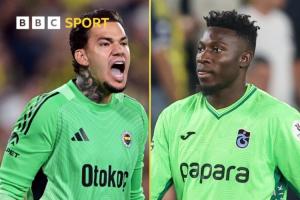 TA：奥纳纳一人对抗费内巴切，他赛前训练脱手几次但比赛发挥亮眼